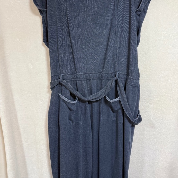 Daily Practice Anthropologie Blue 3X Jumpsuit Jumper Soft Elastic Waist w/Pocket - Picture 7 of 13